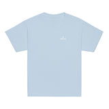Youth classic fit unisex light blue t-shirt with Gymplode dual mark imprint
