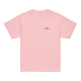 Youth classic fit unisex light pink t-shirt with Gymplode dual mark imprint