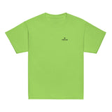 Youth classic fit unisex lime t-shirt with Gymplode dual mark imprint