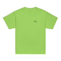 Youth classic fit unisex lime t-shirt with Gymplode dual mark imprint