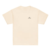 Youth classic fit unisex natural t-shirt with Gymplode dual mark imprint