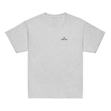 Youth classic fit unisex sport grey t-shirt with Gymplode dual mark imprint